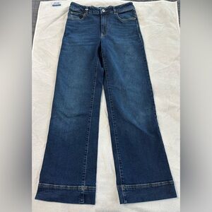 Women's United Colors of Benetton Wide Leg Denim Jeans - Size Tag is Missing